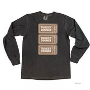 Turkey Dinner Tickets - LONG SLEEVE Comfort Colors Tee Little Mama Shirt Shop