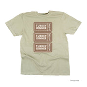 Turkey Dinner Tickets - Comfort Colors Tee Little Mama Shirt Shop
