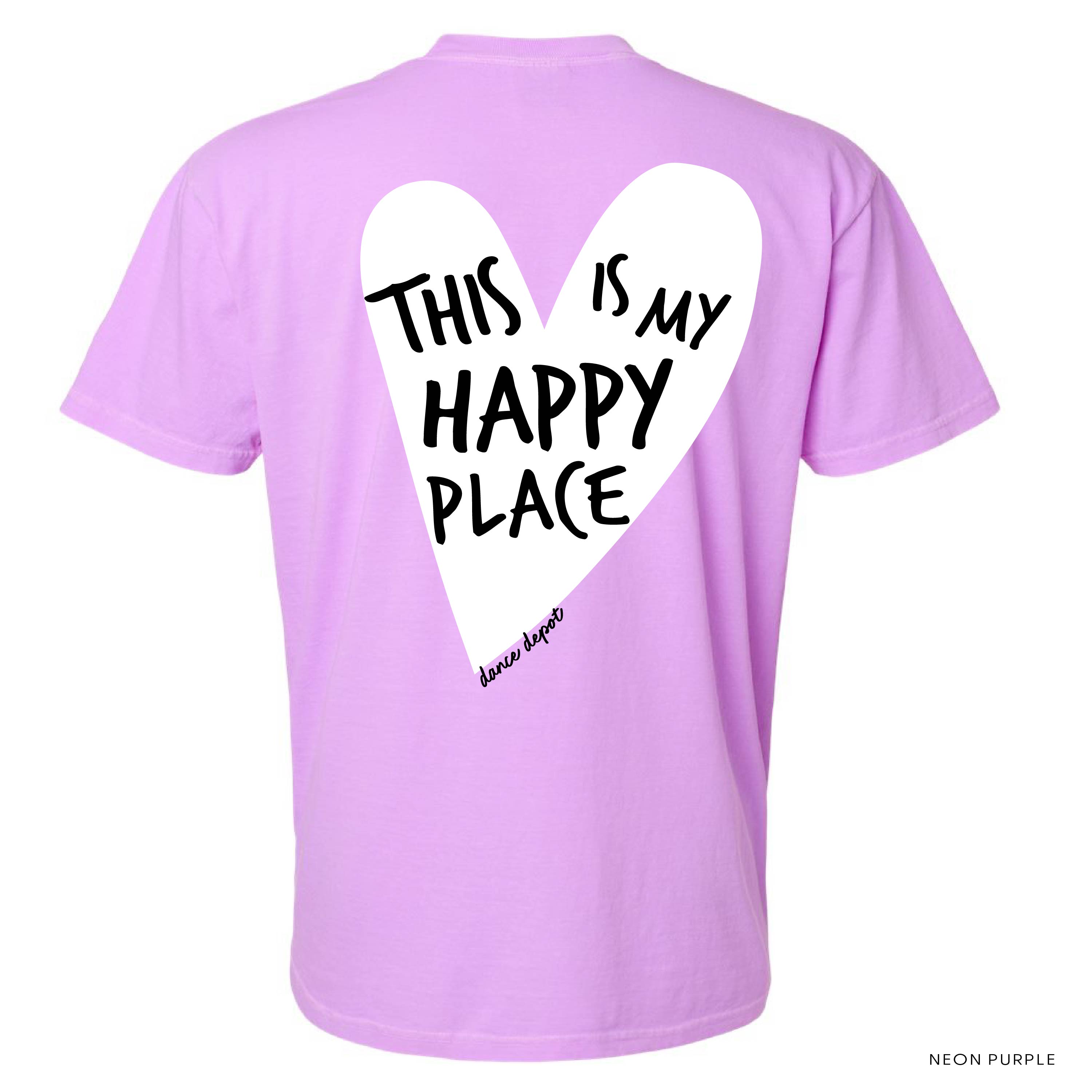 Dance Depot - This Is My Happy Place - Comfort Colors Tee
