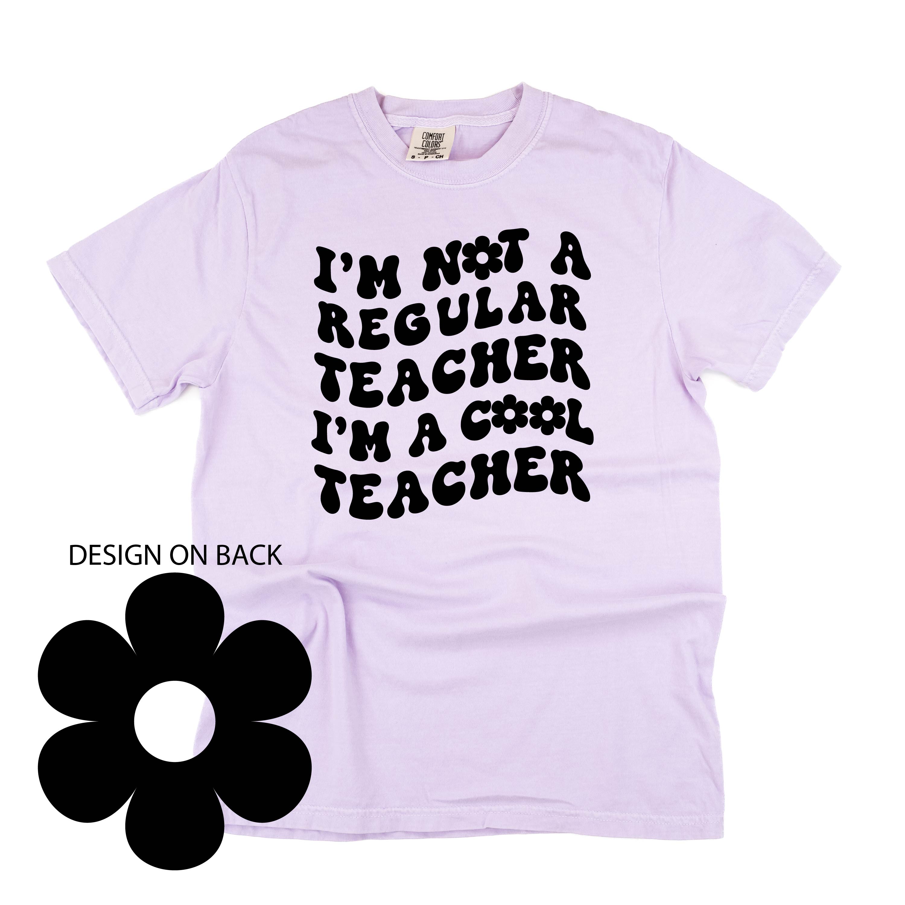  Big Flower on Back) - SHORT SLEEVE COMFORT COLORS TEE Little Mama Shirt Shop