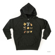 Dainty Bows and Leaves - Child Hoodie Little Mama Shirt Shop