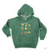 Dainty Bows and Leaves - Child Hoodie Little Mama Shirt Shop