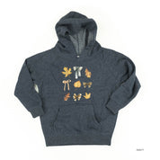 Dainty Bows and Leaves - Child Hoodie Little Mama Shirt Shop