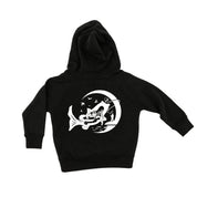 Fishing Compass - Fishing Scene (pf&b)  - Child HOODIE Little Mama Shirt Shop LLC