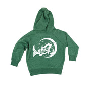 Fishing Compass - Fishing Scene (pf&b)  - Child HOODIE Little Mama Shirt Shop LLC