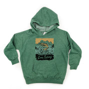 Gone Fishing - Child HOODIE Little Mama Shirt Shop LLC