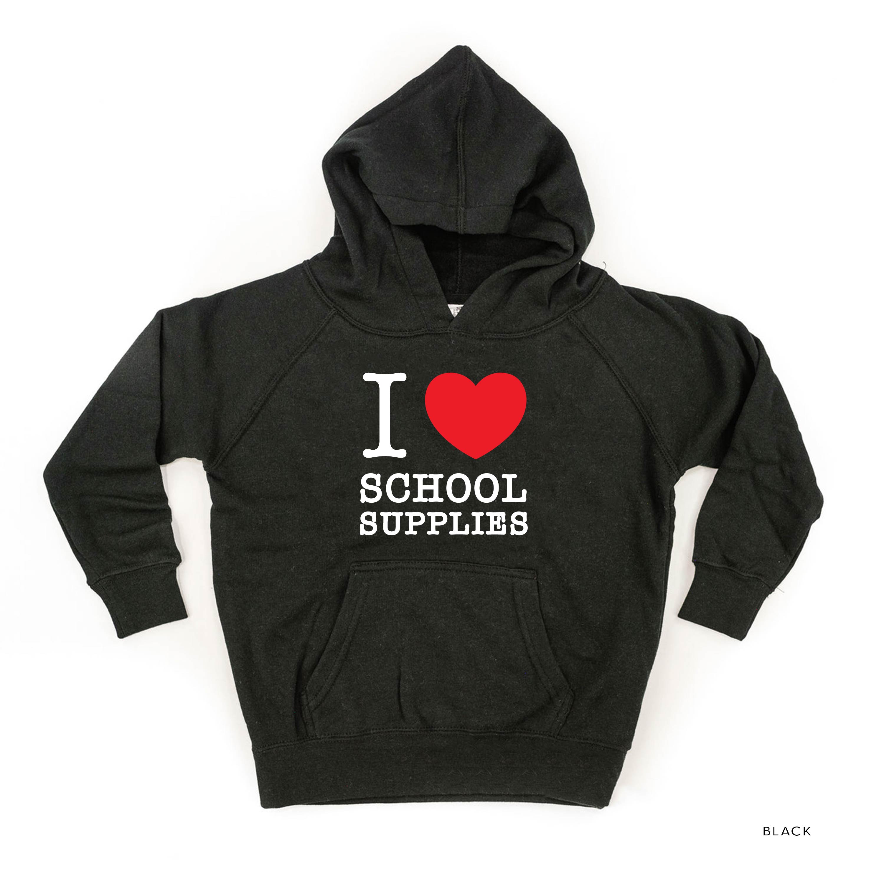 I ♥ School Supplies - Child Hoodie Little Mama Shirt Shop LLC