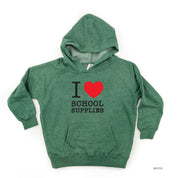 I ♥ School Supplies - Child Hoodie Little Mama Shirt Shop LLC
