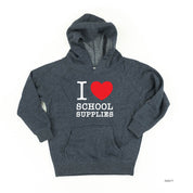 I ♥ School Supplies - Child Hoodie Little Mama Shirt Shop LLC
