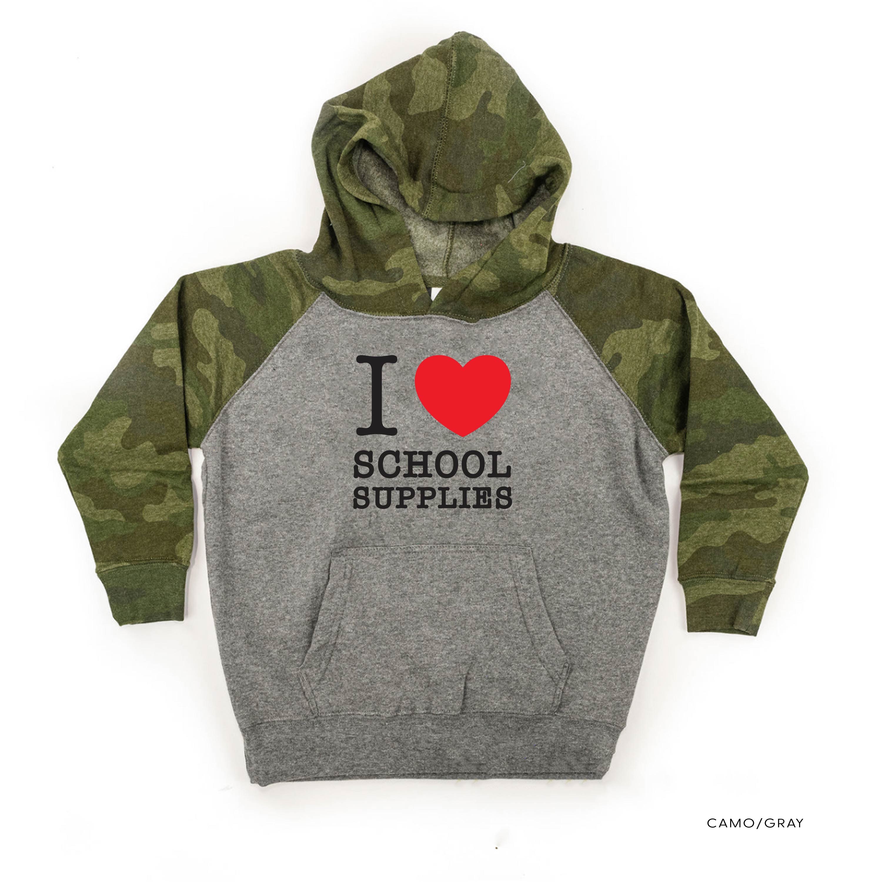 I ♥ School Supplies - Child Hoodie Little Mama Shirt Shop LLC