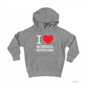 I ♥ School Supplies - Child Hoodie Little Mama Shirt Shop LLC