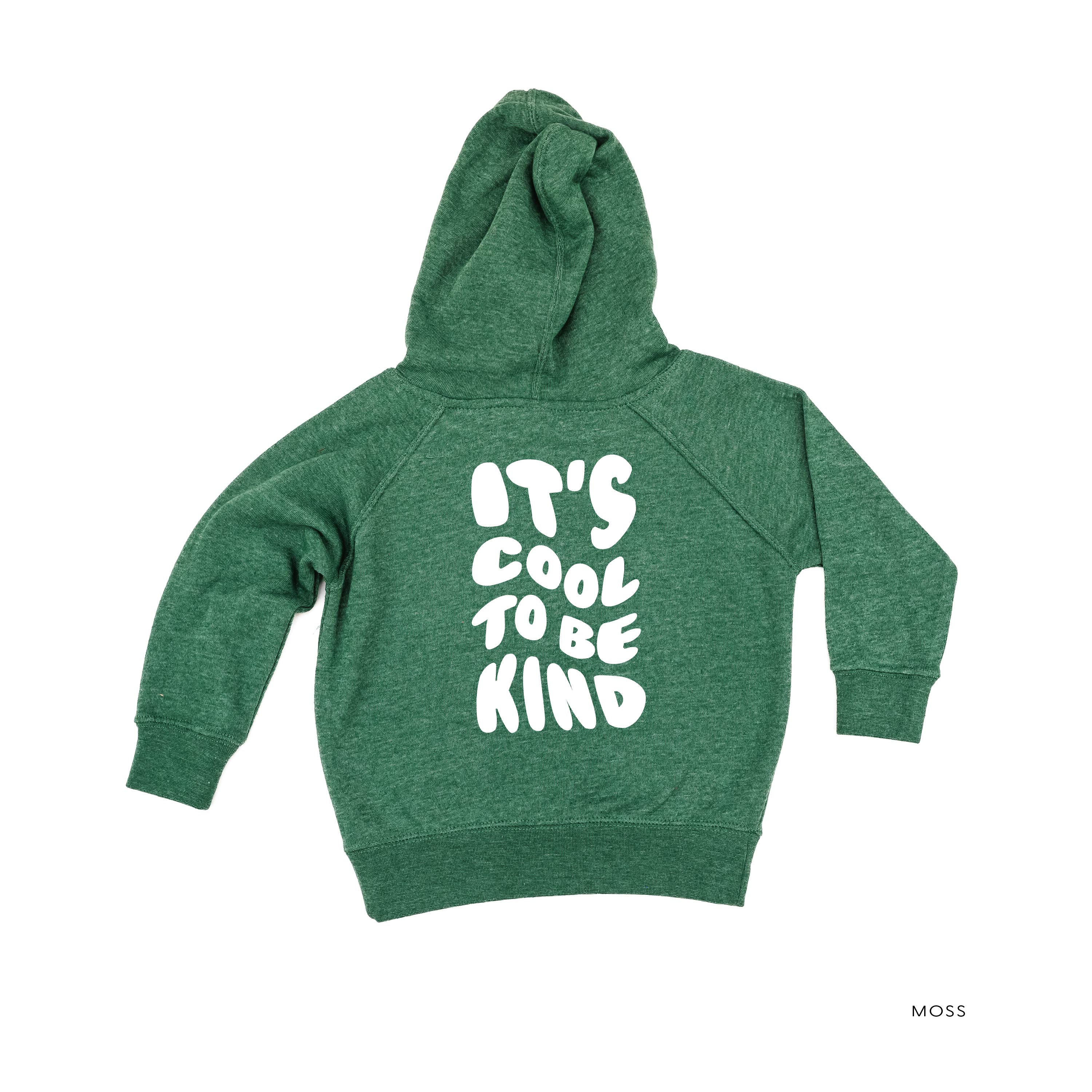 Be Kind Bruh - It's Cool to Be Kind (pf & b) - Child HOODIE Little Mama Shirt Shop LLC