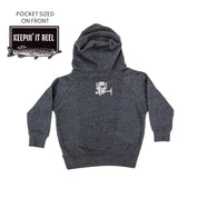 Keepin' It Reel - Fishing Reel (pf&b) - Child HOODIE Little Mama Shirt Shop LLC