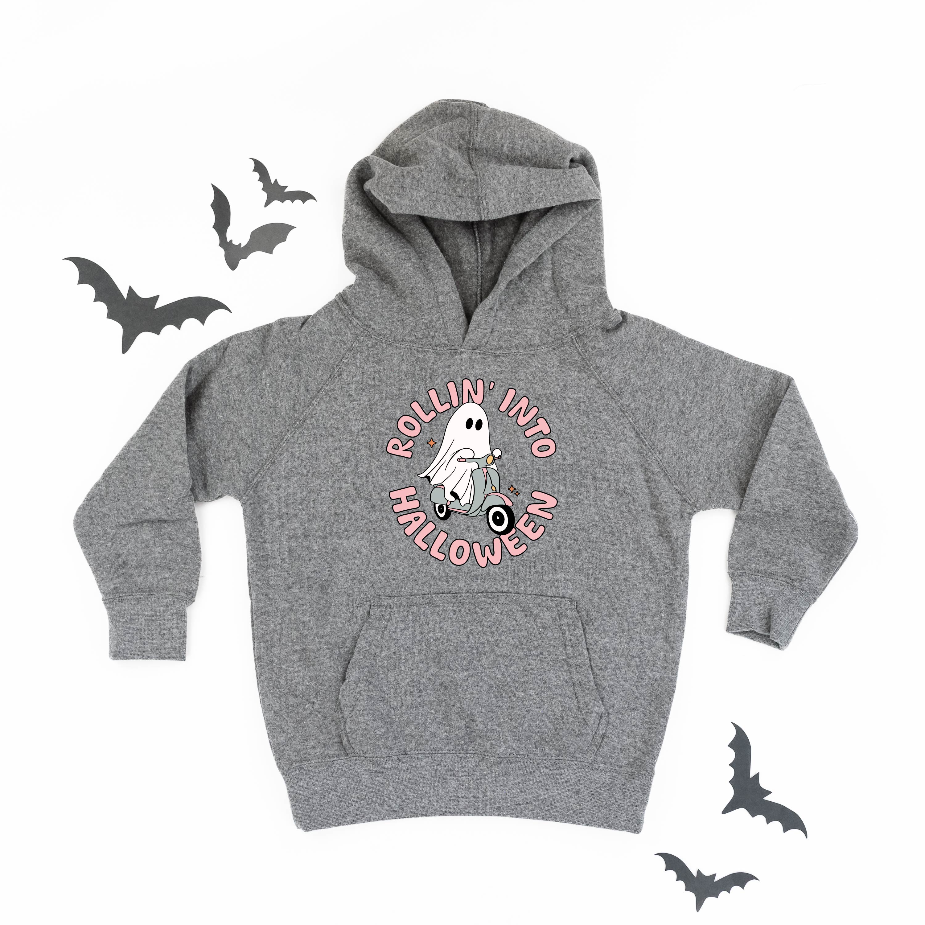 Rollin' Into Halloween - Child Hoodie Little Mama Shirt Shop LLC