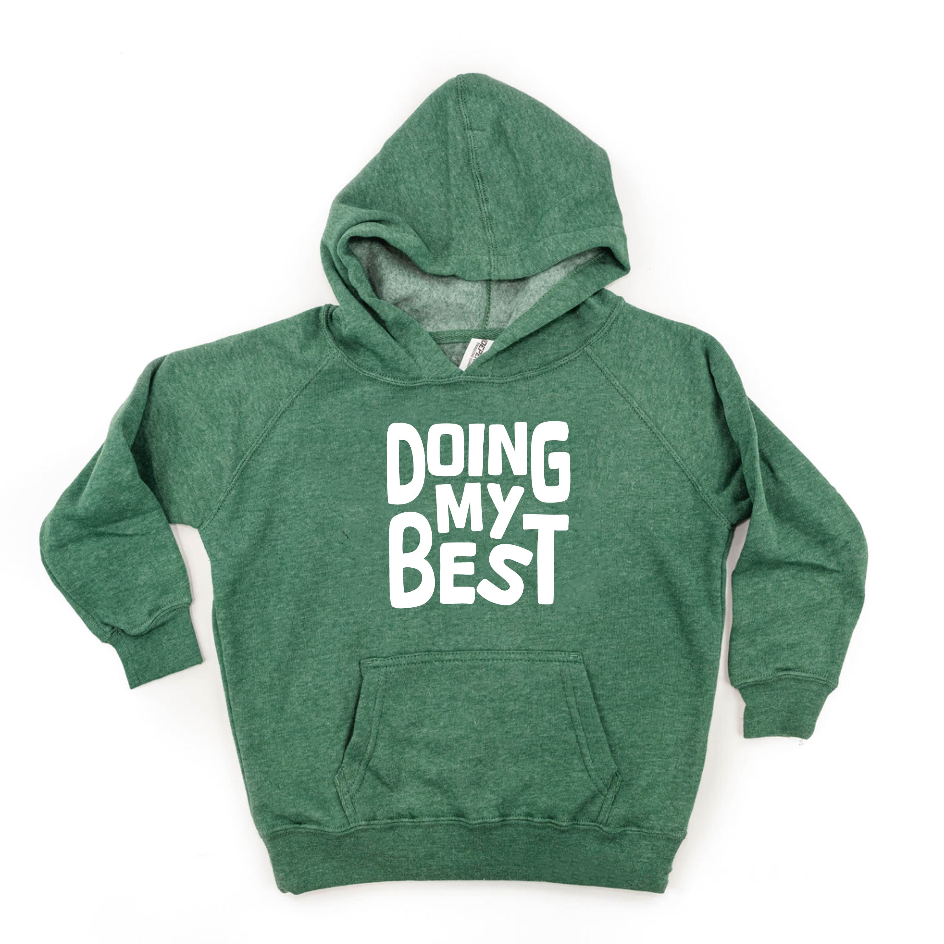 Doing My Best - Child Hoodie Little Mama Shirt Shop LLC
