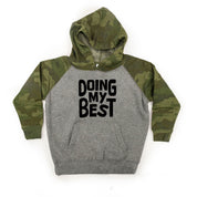 Doing My Best - Child Hoodie Little Mama Shirt Shop LLC