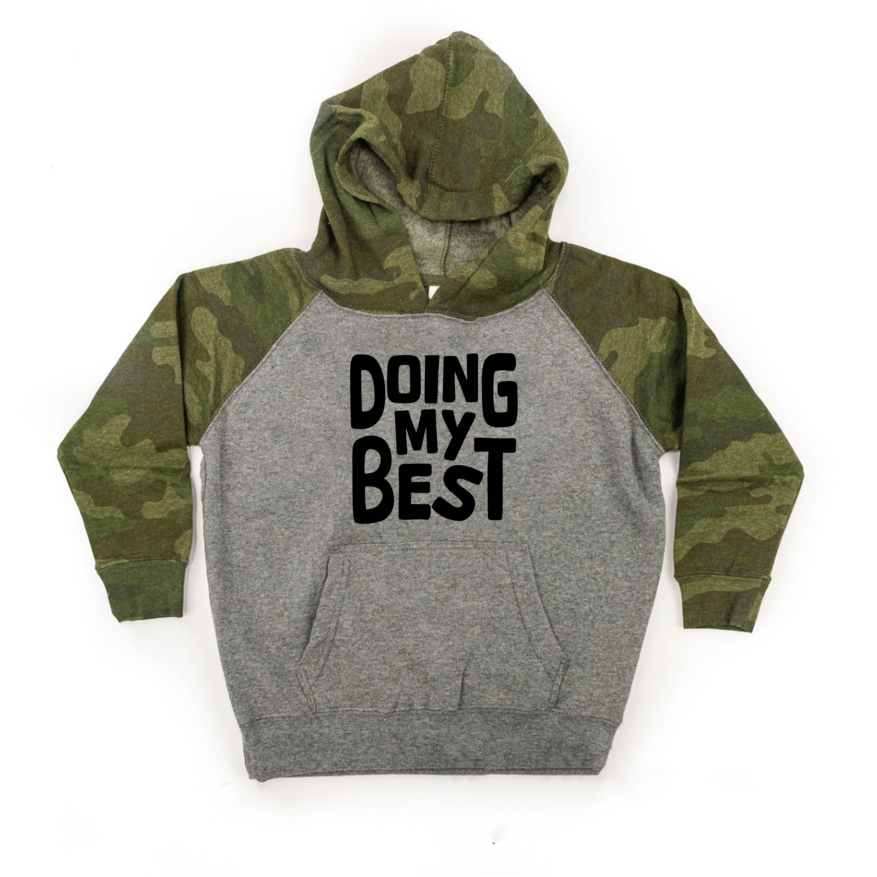 Doing My Best - Child Hoodie Little Mama Shirt Shop LLC