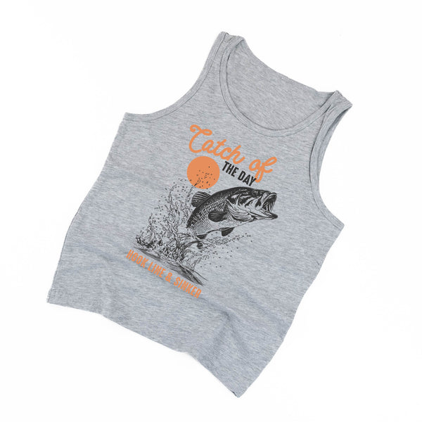 Catch of the Day - GRAY - CHILD Jersey Tank