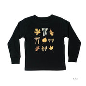 Dainty Bows and Leaves - Long Sleeve Child Shirt Little Mama Shirt Shop