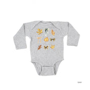 Dainty Bows and Leaves - Long Sleeve Child Shirt Little Mama Shirt Shop