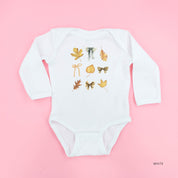 Dainty Bows and Leaves - Long Sleeve Child Shirt Little Mama Shirt Shop
