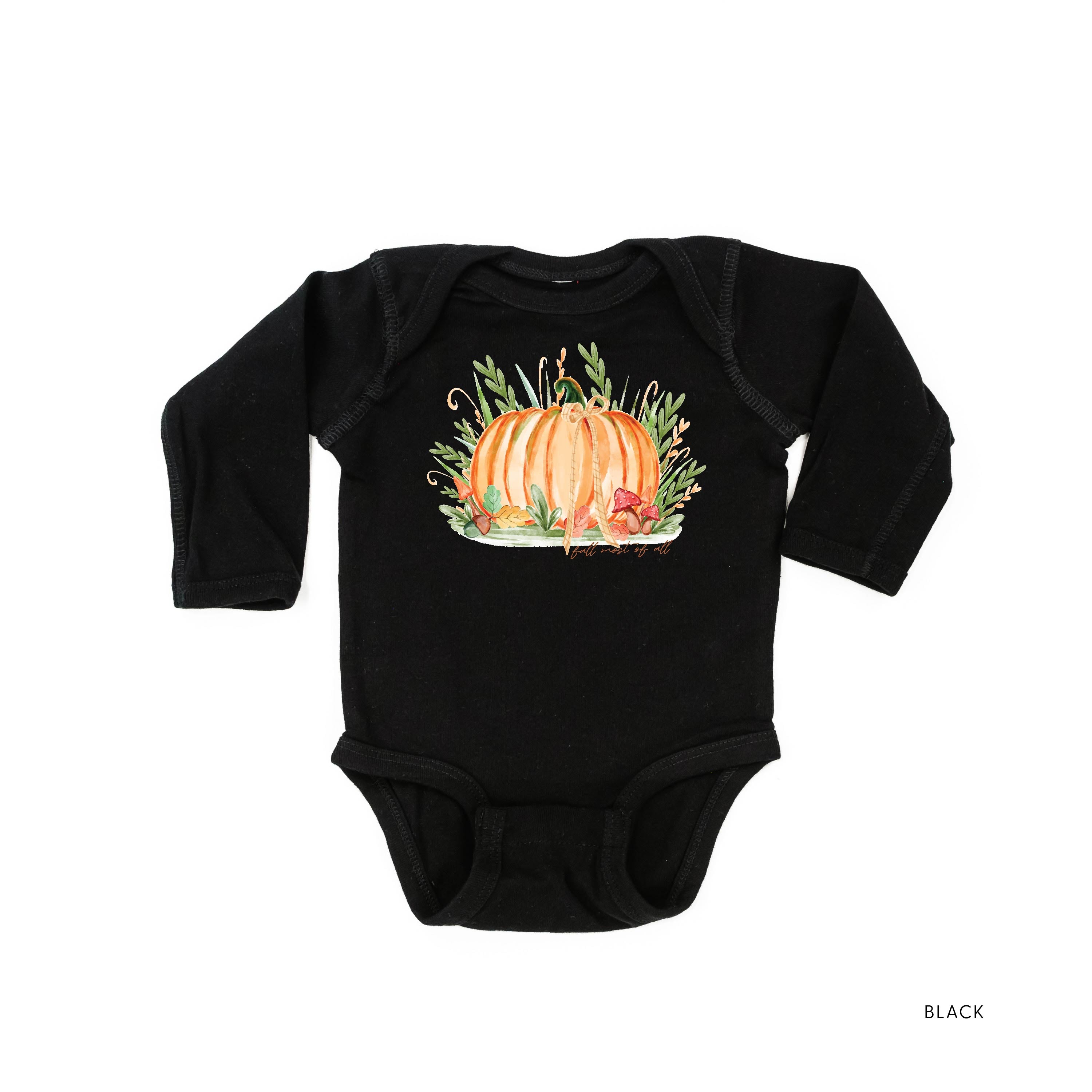 Fall Most of All - Long Sleeve Child Shirt Little Mama Shirt Shop