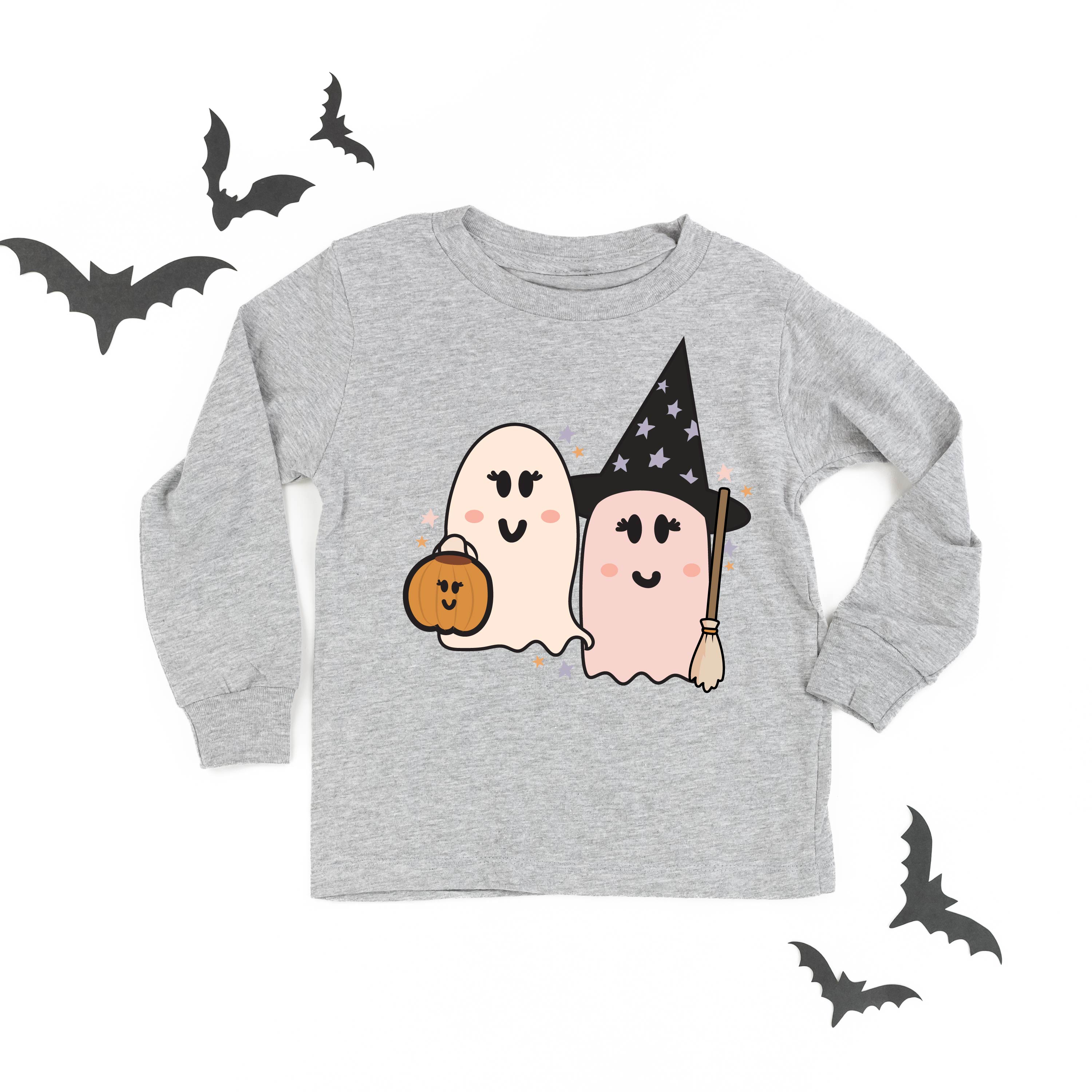 Ghosty Girls - Long Sleeve Child Shirt Little Mama Shirt Shop