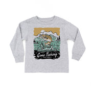 Gone Fishing - Child LONG SLEEVE Tee Little Mama Shirt Shop