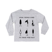 Good Things Come to Those Who Bait - Child LONG SLEEVE Tee Little Mama Shirt Shop