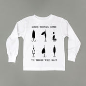 Good Things Come to Those Who Bait - Child LONG SLEEVE Tee Little Mama Shirt Shop