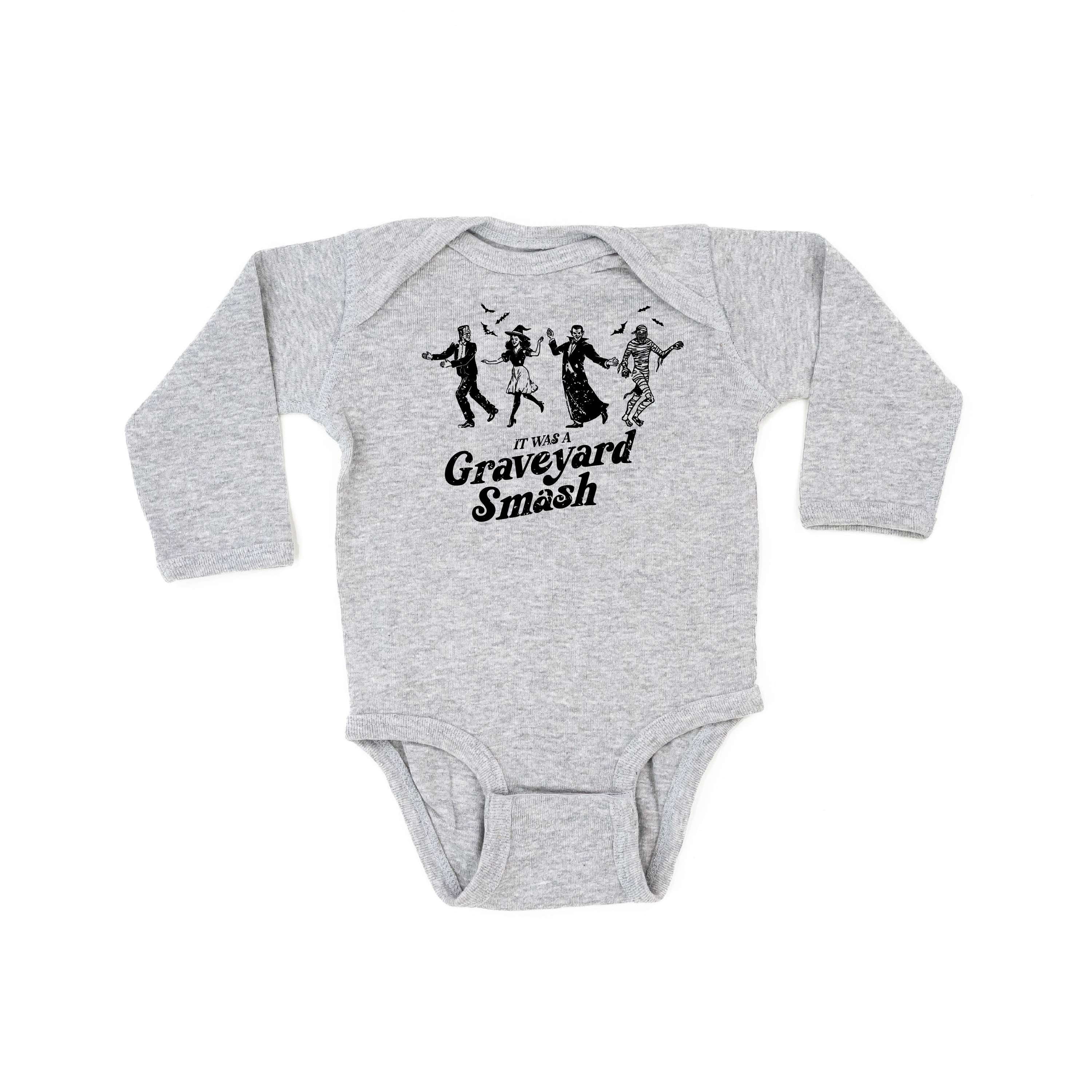 It Was a Graveyard Smash - Long Sleeve Child Shirt Little Mama Shirt Shop