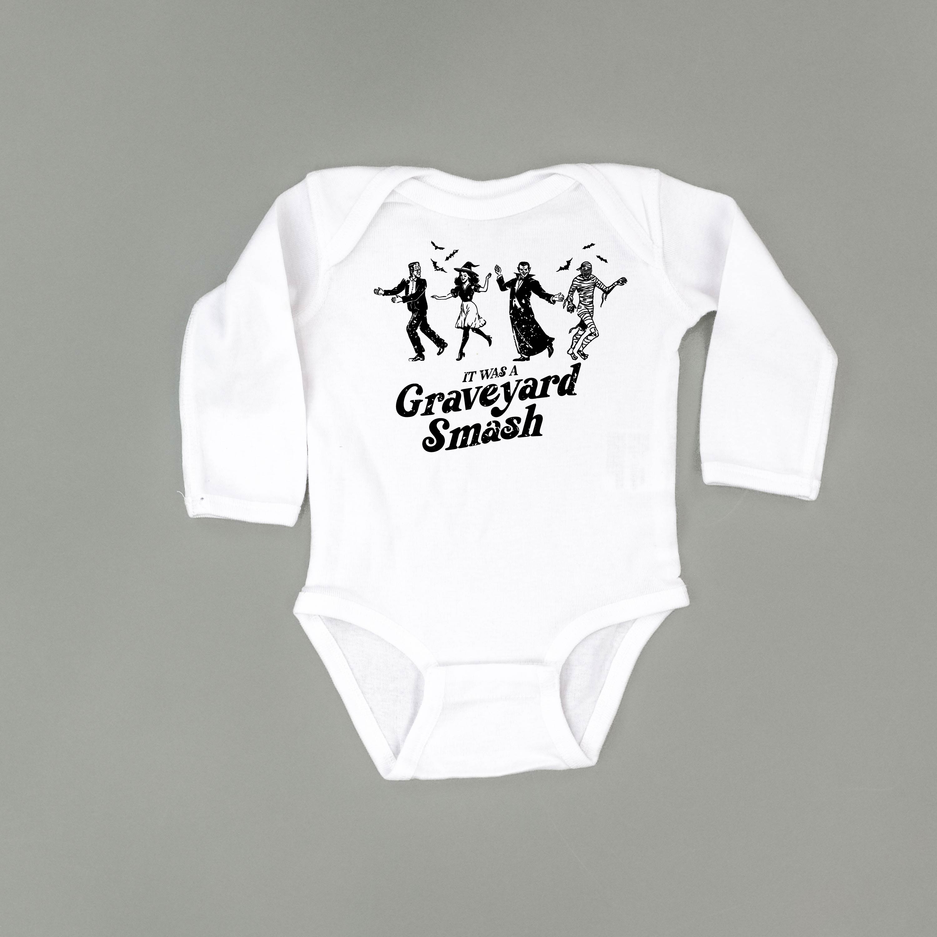 It Was a Graveyard Smash - Long Sleeve Child Shirt Little Mama Shirt Shop