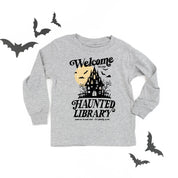Haunted Library - Long Sleeve Child Shirt Little Mama Shirt Shop