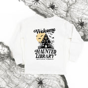 Haunted Library - Long Sleeve Child Shirt Little Mama Shirt Shop