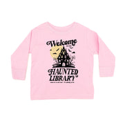 Haunted Library - Long Sleeve Child Shirt Little Mama Shirt Shop