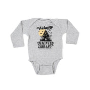 Haunted Library - Long Sleeve Child Shirt Little Mama Shirt Shop