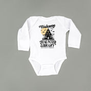 Haunted Library - Long Sleeve Child Shirt Little Mama Shirt Shop