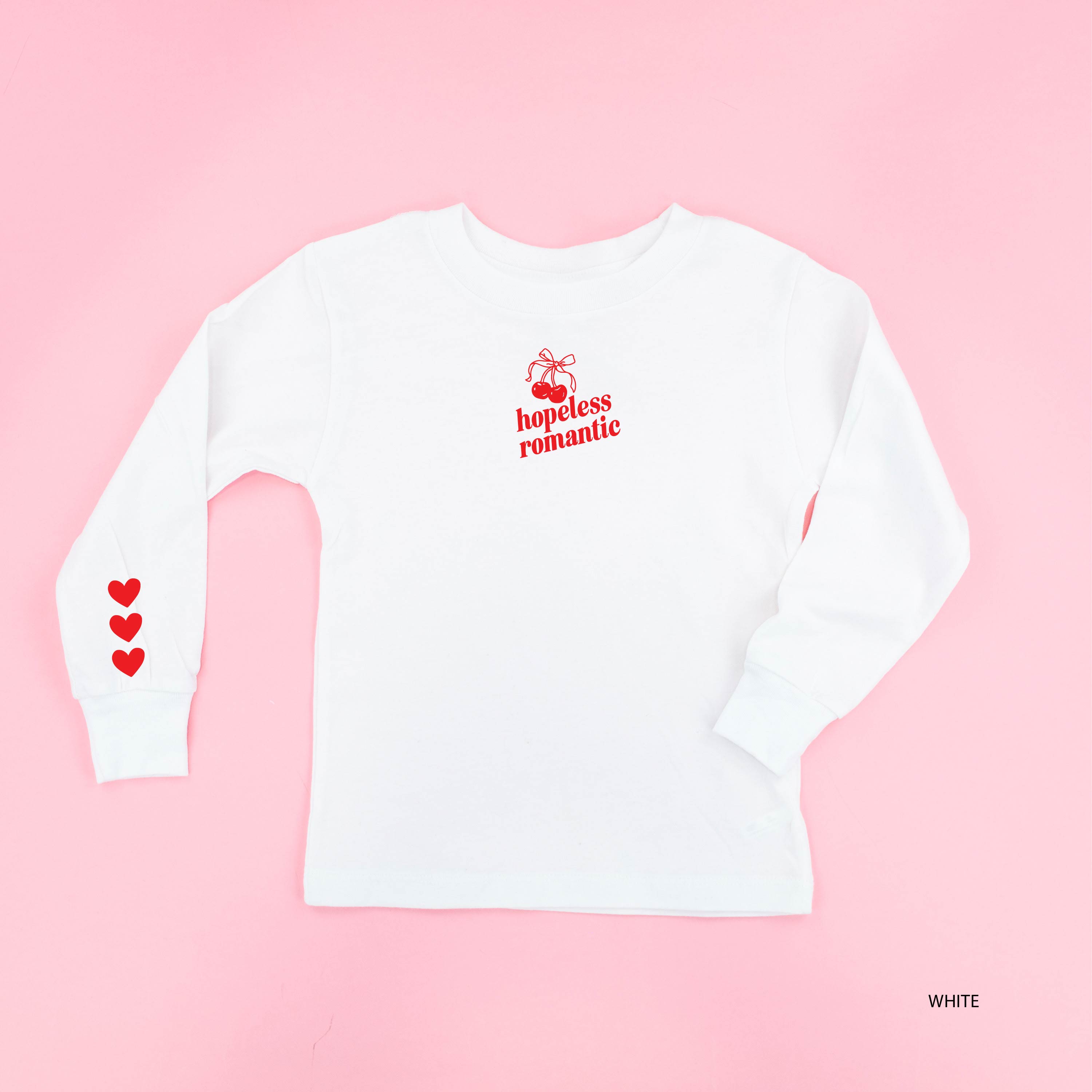 Hopeless Romantic (center&sd) - Child Long Sleeve Tee Little Mama Shirt Shop