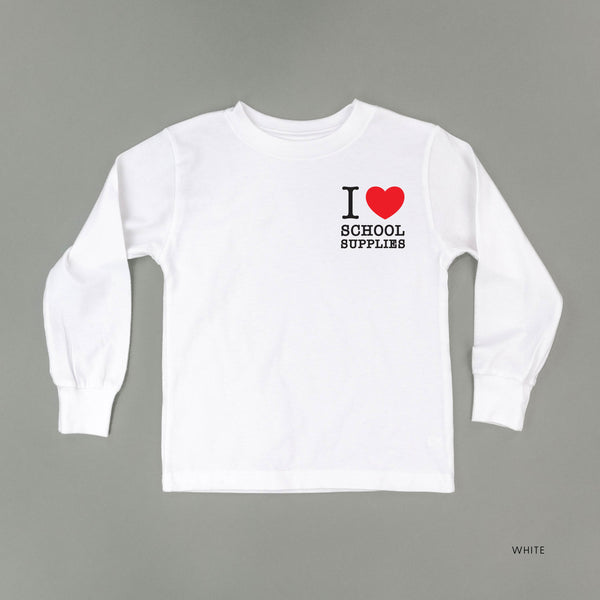 I ♥ School Supplies - Long Sleeve Child Shirt