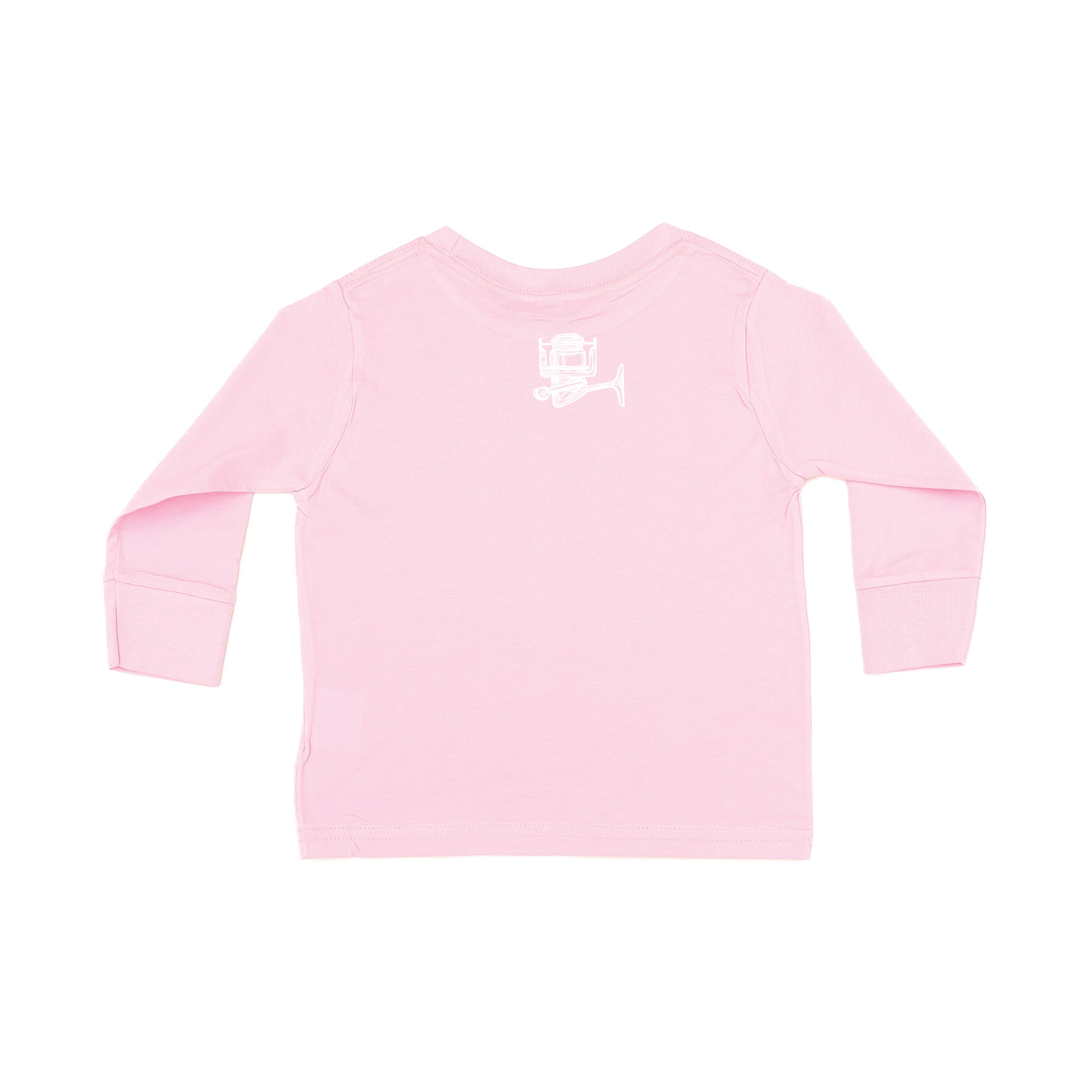 Keepin' It Reel - Fishing Reel (pf&b) - Child LONG SLEEVE Tee Little Mama Shirt Shop