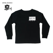 Keepin' It Reel - Fishing Reel (pf&b) - Child LONG SLEEVE Tee Little Mama Shirt Shop