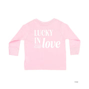 Lucky In Love - Dice (center & hd & b) - Child Long Sleeve Tee Little Mama Shirt Shop