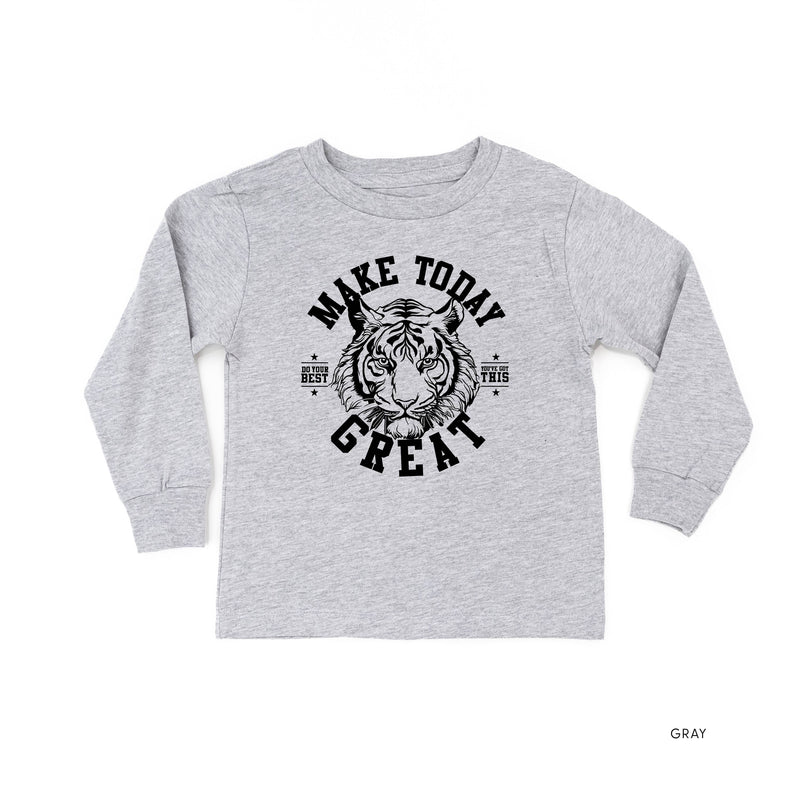 Make Today Great - TIGER - Long Sleeve Child Shirt