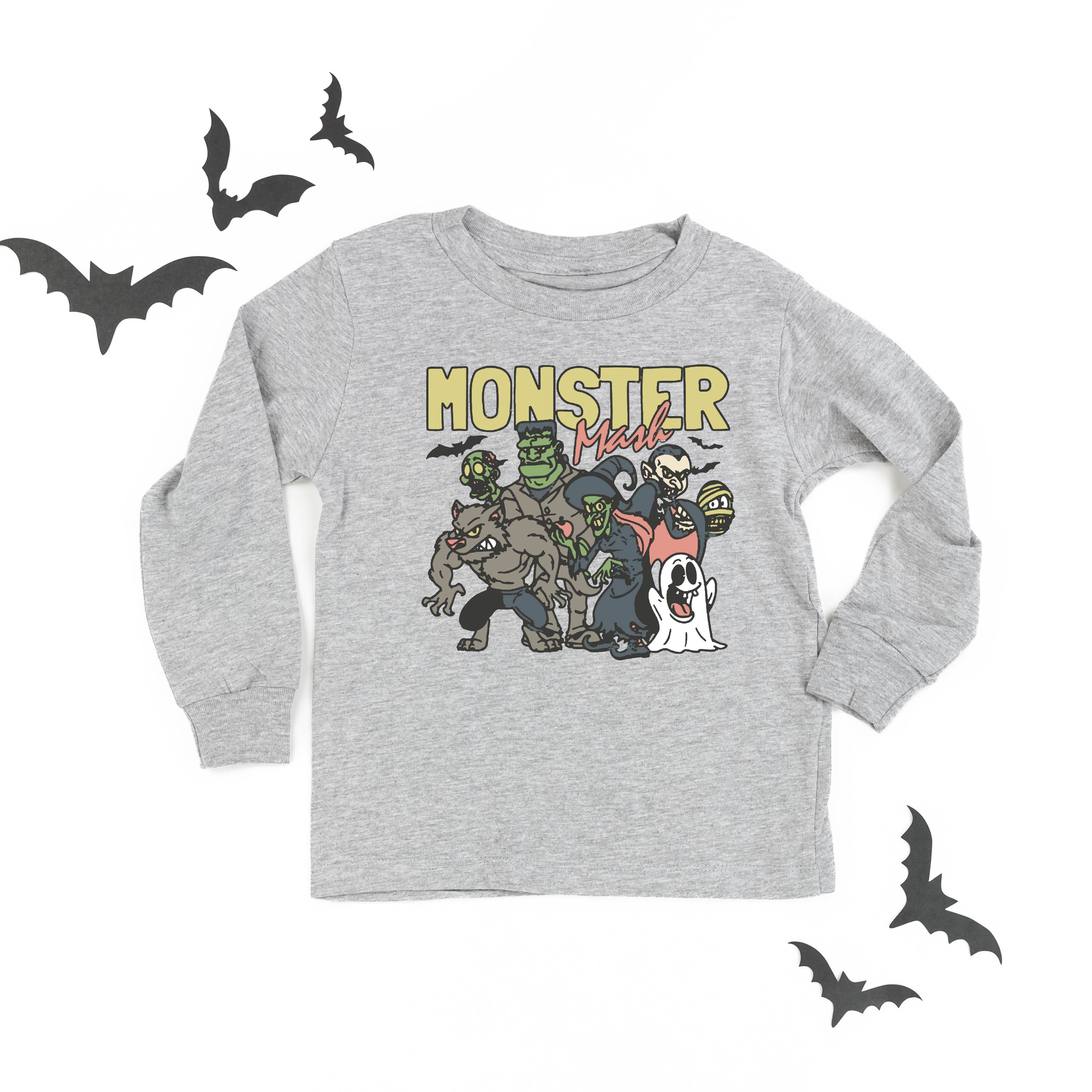 Monster Mash - Long Sleeve Child Shirt Little Mama Shirt Shop