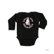 Rollin' Into Halloween - Long Sleeve Child Shirt Little Mama Shirt Shop
