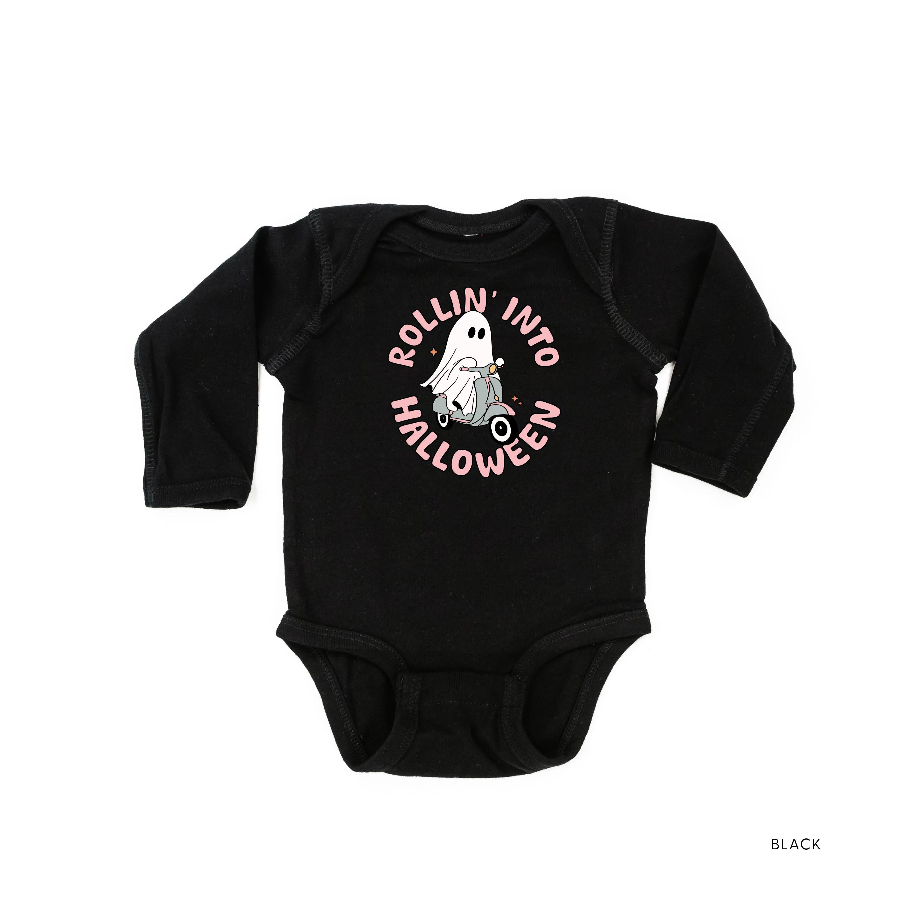 Rollin' Into Halloween - Long Sleeve Child Shirt Little Mama Shirt Shop