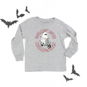 Rollin' Into Halloween - Long Sleeve Child Shirt Little Mama Shirt Shop