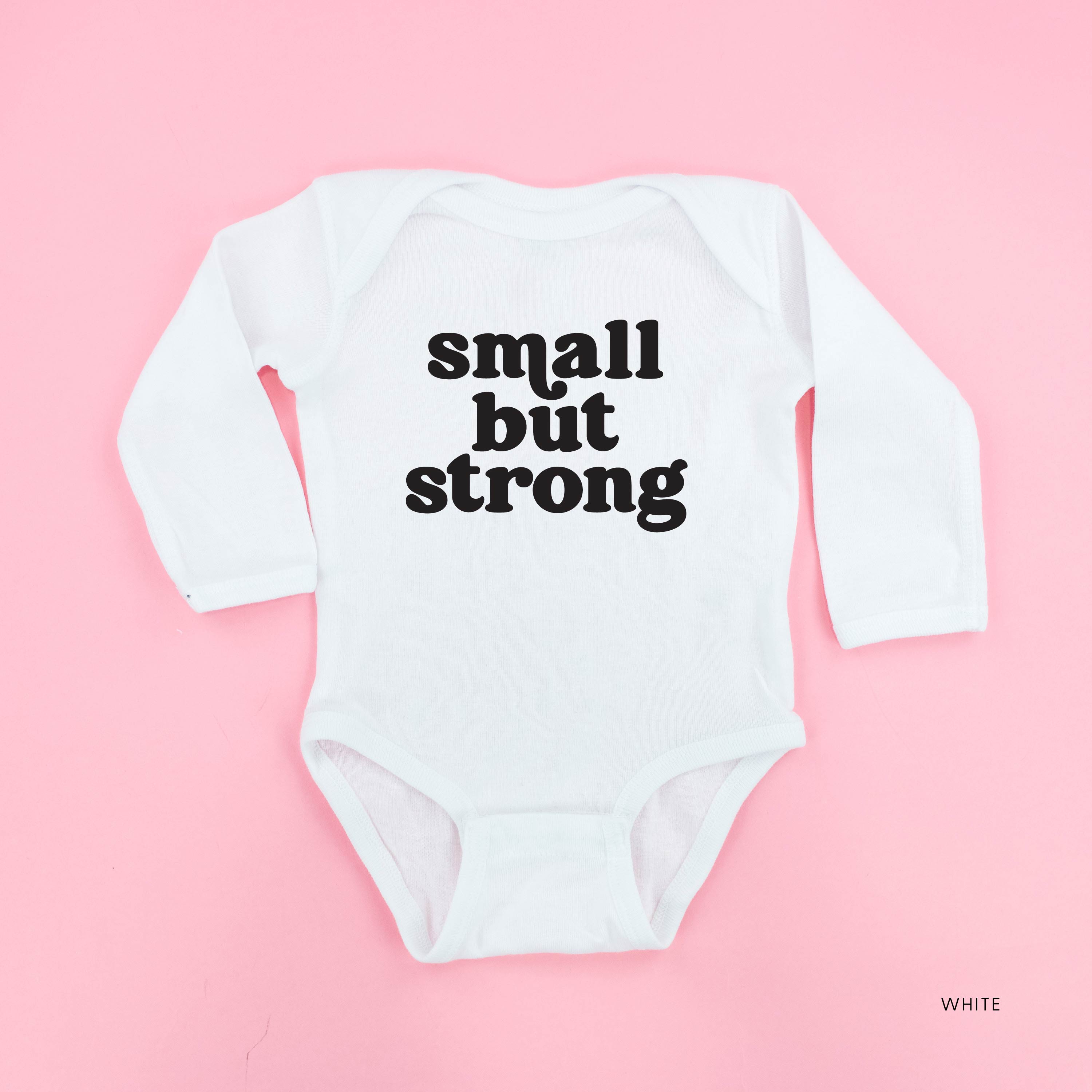 Small But Strong - Child Long Sleeve Tee Little Mama Shirt Shop