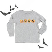 Watercolor Jack-o'-lanterns - Long Sleeve Child Shirt Little Mama Shirt Shop