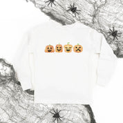 Watercolor Jack-o'-lanterns - Long Sleeve Child Shirt Little Mama Shirt Shop